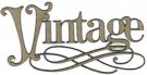 SCRAP FX Boxboard Embellishment Wordlet VINTAGE 2009330